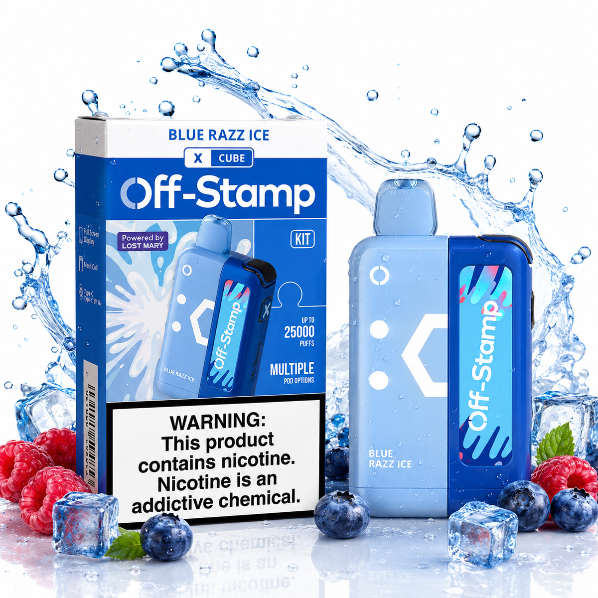 Off-Stamp X-CUBE 25K Disposable Vape Kit