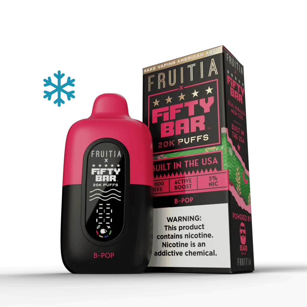 Fifty Bar x Fruitia Snow 20K Disposable Vape