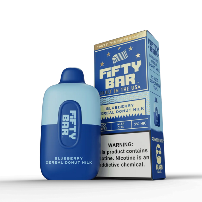 Fifty Bar Black Series 20K Disposable Vape