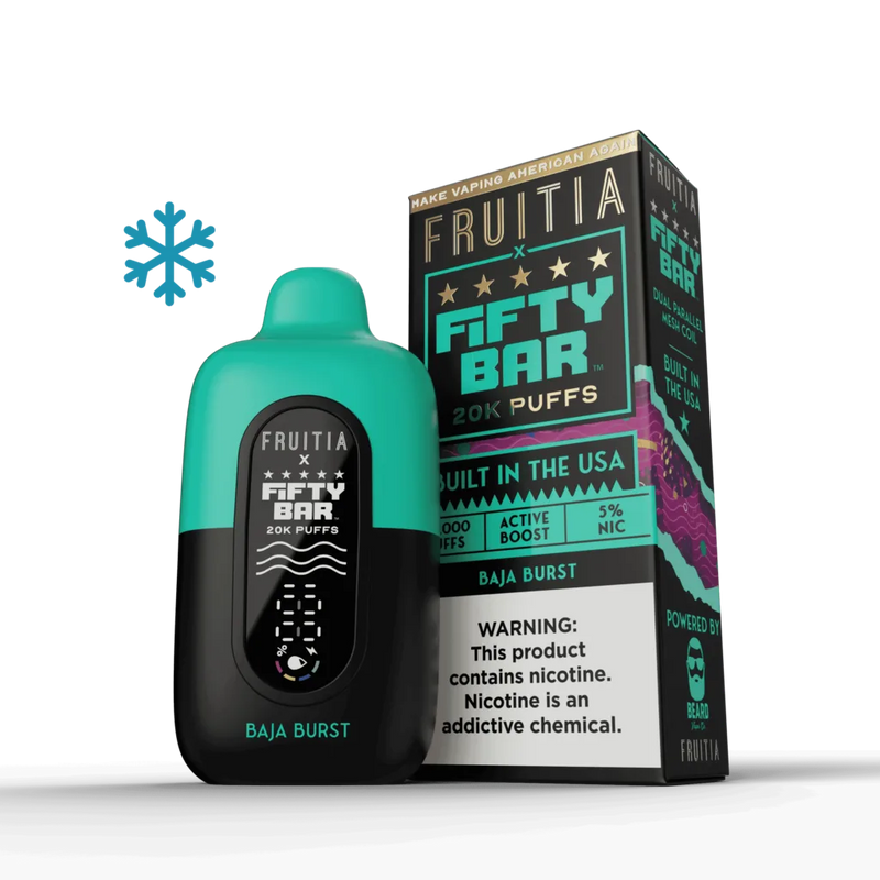 Fifty Bar x Fruitia Snow 20K Disposable Vape