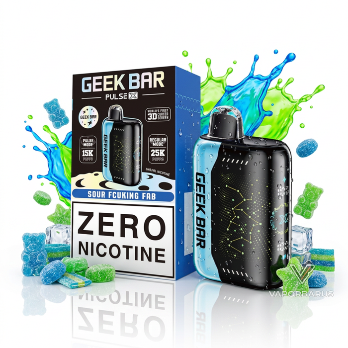 Geek Bar Pulse X 25K Zero Nicotine Disposable Vape (0%)
